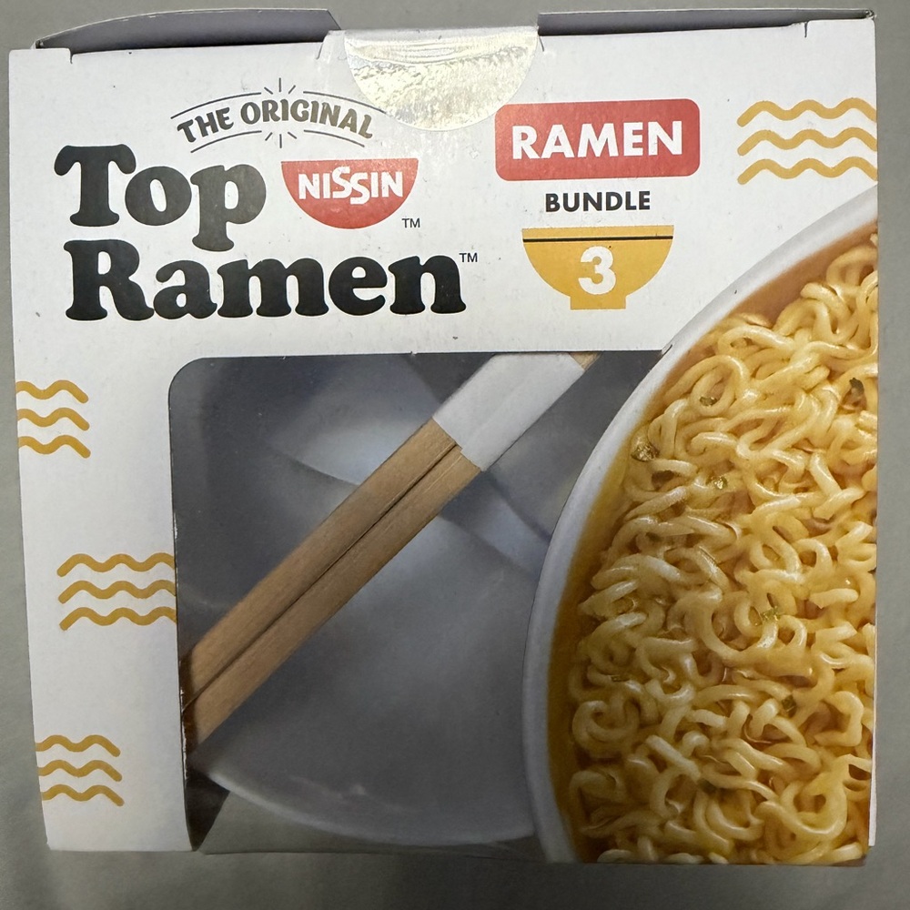 Nissin Top Ramen Bundle - Classic White